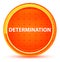 Determination Natural Orange Round Button