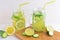 Detox citrus cucumber water