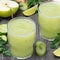 Detox cocktail of green apple, celery and lime