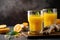 detox juice with ginger and turmeric for a spicy, cleansing drink