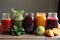 detox juice meal plan, with five days of detox juices and smoothies for complete cleanse