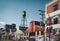 Detroit, Michigan, United States - October 2018: View of the abandoned Packard Automotive Plant in Detroit. The Packard