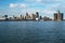 Detroit Panoramic Skyline Shot From Canada November 2017