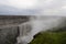 Dettifoss, Iceland, the second most powerful waterfall in Europe