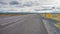 Dettifoss, Iceland â€“ Road signs pointing to direction to the biggest waterfall in Iceland Dettifoss. Beautiful Icelandic