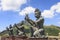 Deva Statues Making Offerings to Tian Tan Buddha, Hong Kong