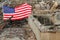 Devastated area in Breezy Point, NY three months after Hurricane Sandy