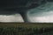 Devastating Tornado Strikes Open Plain Amidst Crops