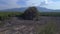 Devastation of mangrove forest on langkawi. Stunning aerial view flight drone