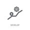 Develop icon. Trendy Develop logo concept on white background fr