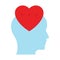 Development brain  emotional  Vector Icon which can easily modify