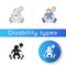 Developmental delay icon