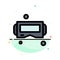 Device, Glasses, Google Glass, Smart Abstract Flat Color Icon Template