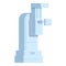 Device mammography icon cartoon vector. Breast mammogram