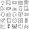 Devices Circular Vector icons Set fully editable