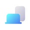 Devices pixel perfect flat gradient two-color ui icon