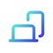 Devices pixel perfect gradient linear ui icon
