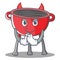 Devil Barbecue Grill Cartoon Character