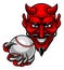 Devil Baseball Sports Mascot