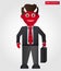 Devil businessman