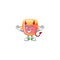 Devil chinese red drum Cartoon character design