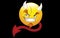 Devil emoji high quality image