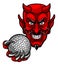 Devil Golf Sports Mascot
