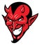 Devil head mascot