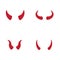 Devil horn Vector icon design