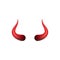 Devil horn Vector icon design