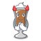 Devil irish coffee mascot cartoon