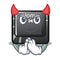 Devil mascot toy home button attached computer