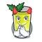 Devil mint julep mascot cartoon