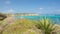 Devil`s Bridge bay - Caribbean sea - Antigua and Barbuda