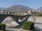 Devil`s bridge in Bobbio.