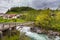 The Devil`s Bridge, wooden footbridge in Skofja Loka