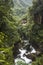 Devil`s Cauldron waterfall in the Andes - Banos. Ecuador