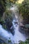 Devil`s Cauldron waterfall. Banos. Ecuador