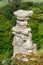 The devil`s chimney rock formation on Leckhampton Hill, Cheltenham