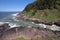 Devil`s churn - a narrow inlet chasm of a Pacific ocean at Cape Perpetual Scenic Area