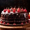 Devil’s Food Cake , traditional popular sweet dessert cake