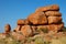 Devil\'s marble, australia outback