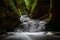 Devil`s Pulpit in the Finnish Glen, Scotland