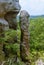 Devil\'s Smokestack - erosion quirks in the Garden of the Gods, Illinois