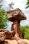 The Devil\\\'s Table (Teufelstisch) rock in Hinterweidenthal in the state of Rhineland-Palatinate in Germany