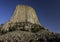 Devil\'s Tower in North Eastern Wyoming