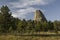 Devil\'s Tower in North Eastern Wyoming