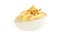 Deviled Egg Isolated Over White Background