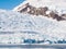 Deville glacier calving in Andvord Bay near Neko Harbor, Arctowski Peninsula, Antarctica