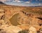 Devils Canyon in the Bighorn River looking west toward Pryor Mountain